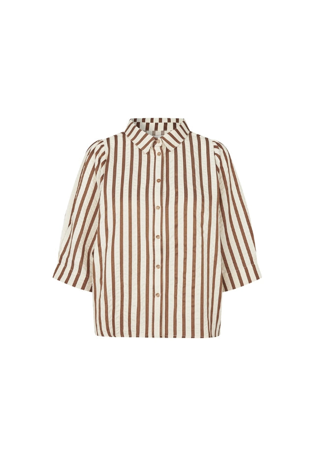BonoLL Shirt SS - Dark Mokka