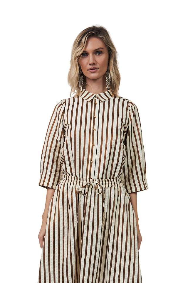 BonoLL Shirt SS - Dark Mokka