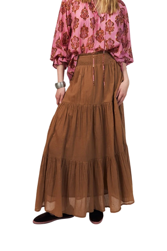 DiamondLL Maxi Skirt - Camel