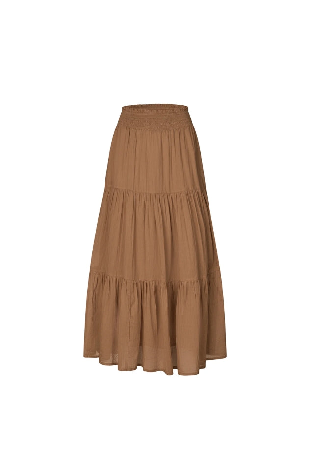 DiamondLL Maxi Skirt - Camel