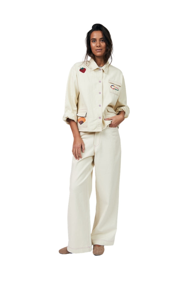 FloridaLL Pants - Creme