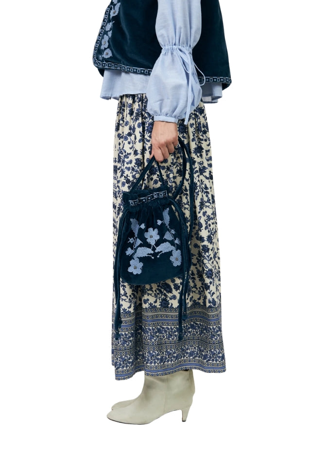 MyraLL Maxi Skirt - Blue
