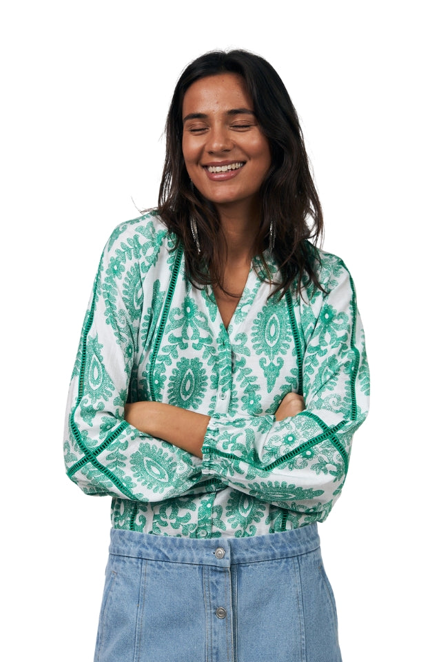 VeroLL Shirt LS OS - Light Green