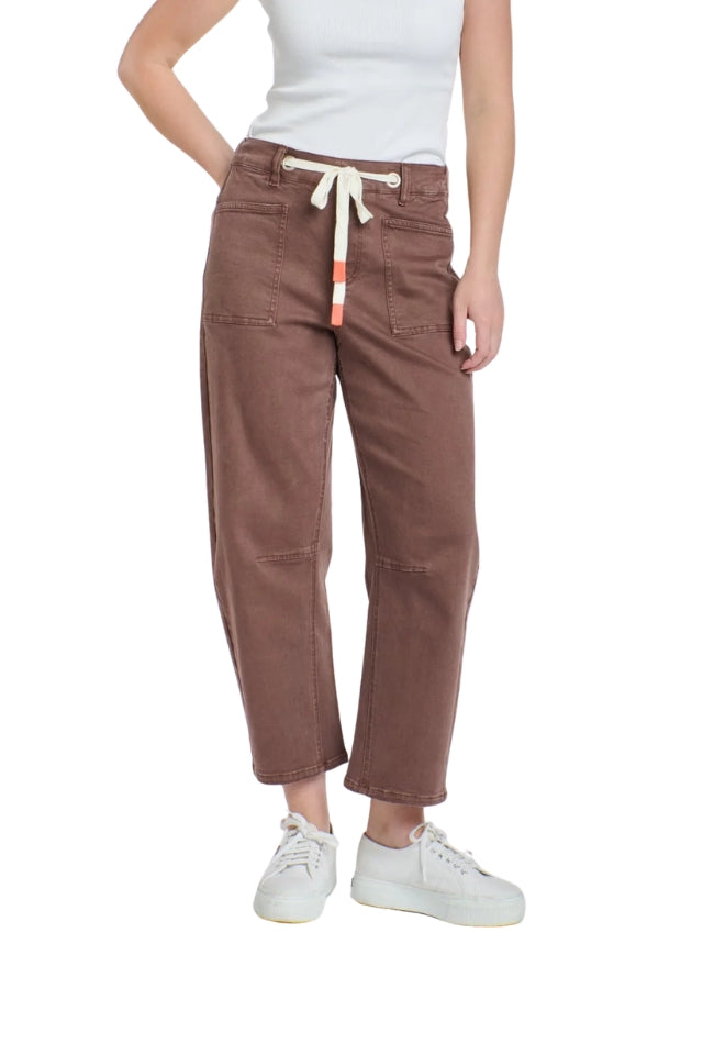 Carter Barrel Jean - Chocolate