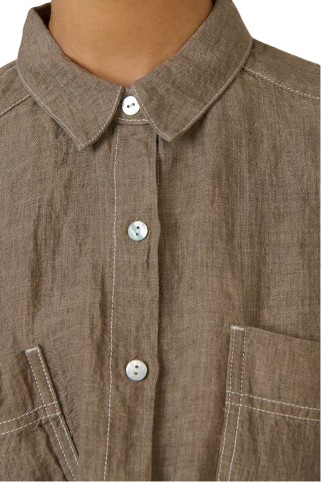 Linen Top GA723 - Agate