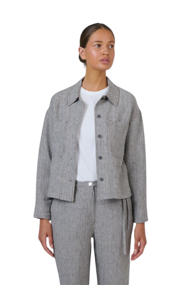 Linen Jacket GA732 - Rue