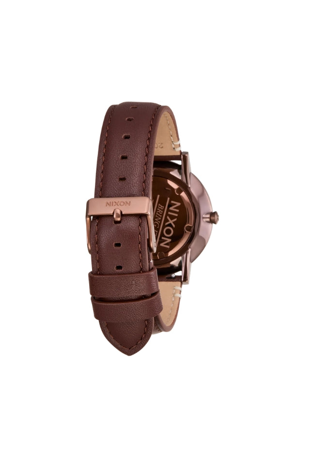 Porter Leather Watch - Chocolate, Dark Roast, Brown