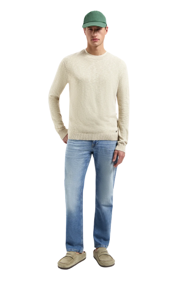 Pullover Crewneck Slub - Desert