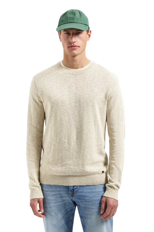 Pullover Crewneck Slub - Desert
