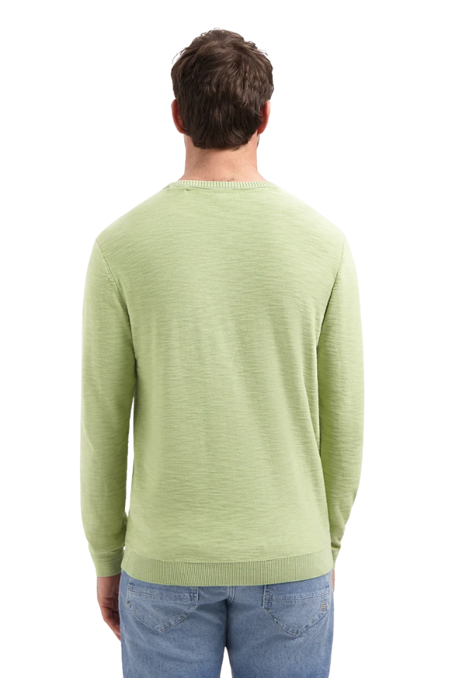 Pullover Crewneck Stone Washed - Green