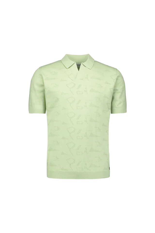 Pullover Short Sleeve Polo - Green
