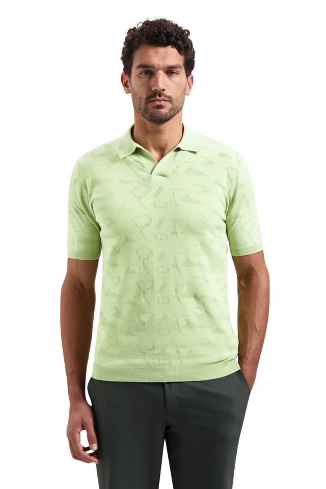Pullover Short Sleeve Polo - Green