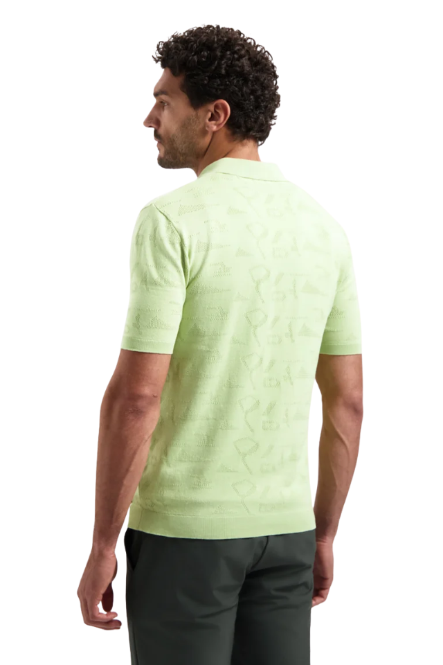 Pullover Short Sleeve Polo - Green