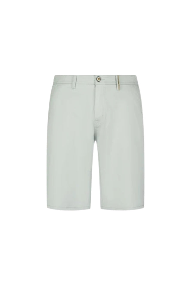 Short Chino Garment Dyed Twill Stretch - Misty Green