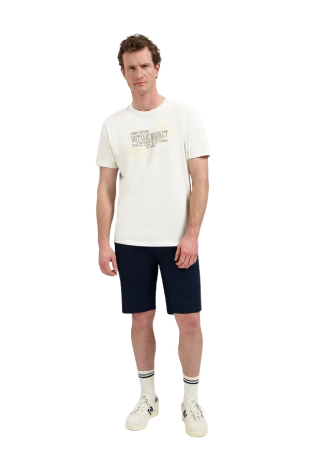 Short Chino Garment Dyed Twill Stretch - Night