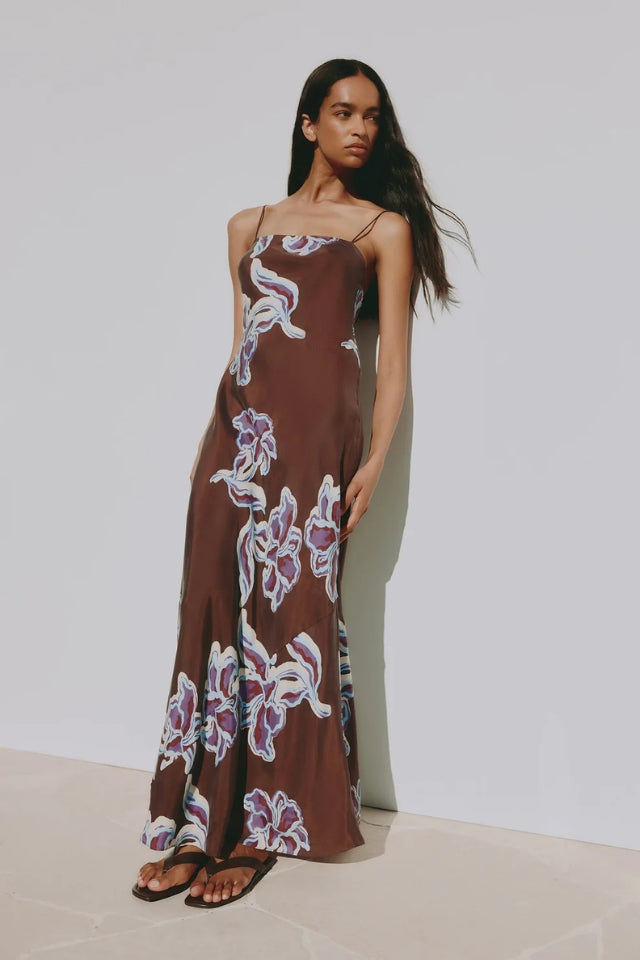 Azalea Cupro Slip Dress - Azalea