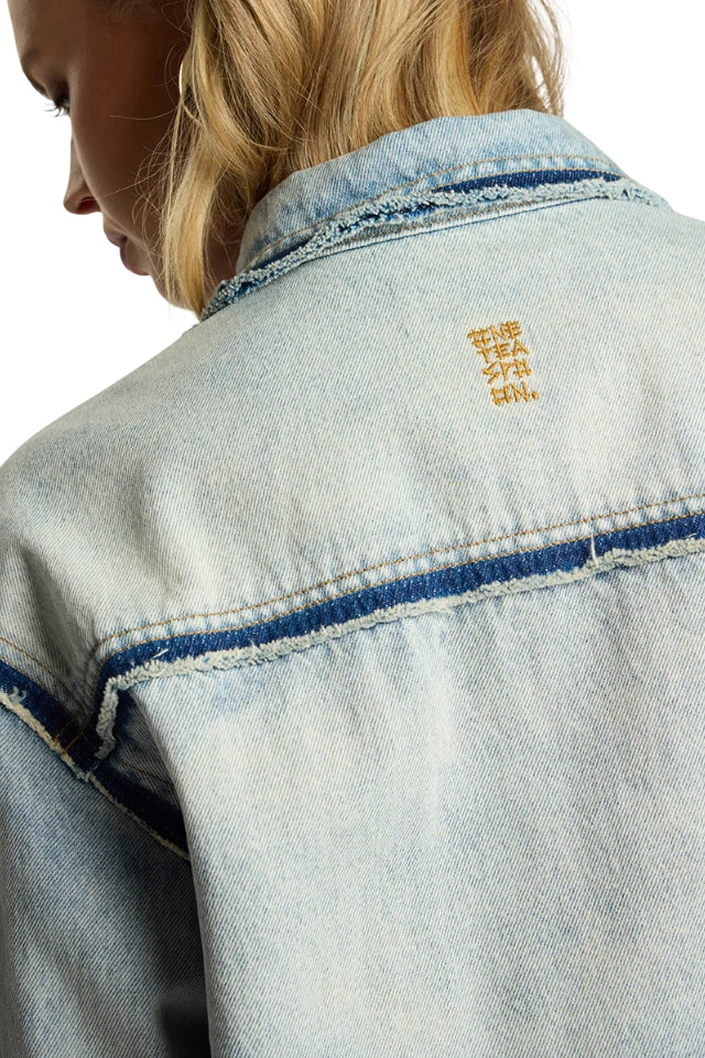 Split Party Everyday Shirt - Contrast Crisp Blue