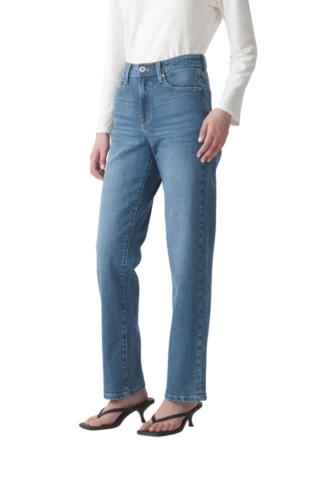 Zoe High Straight Jean - Liberty
