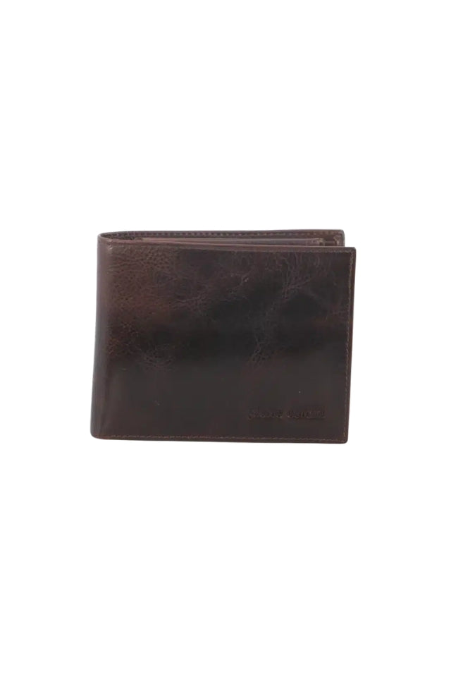 Italian Leather Bi-Fold Wallet - Chocolate