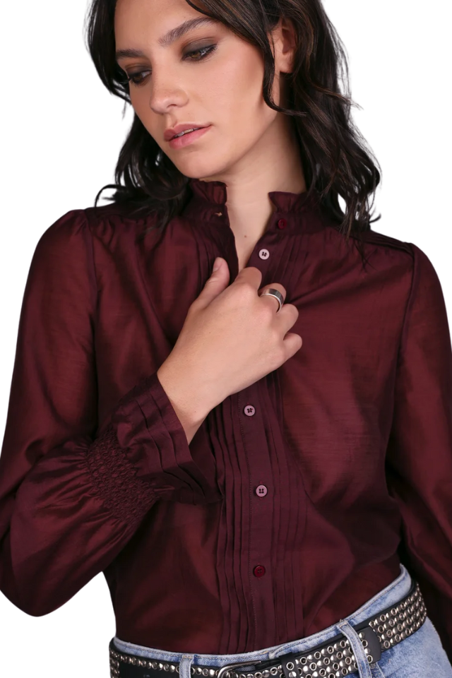 Pintuck Detail Shirt