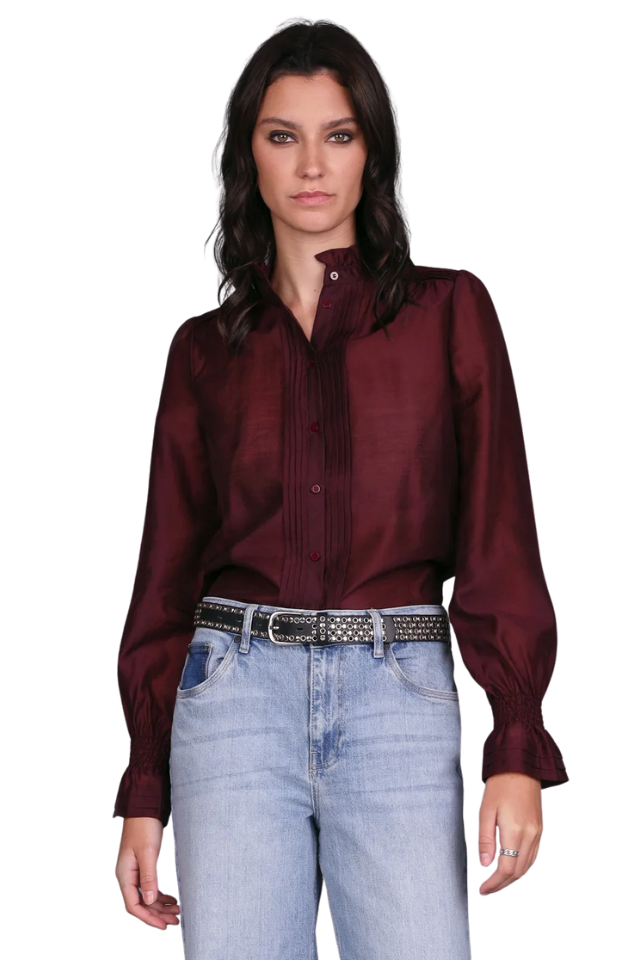 Pintuck Detail Shirt