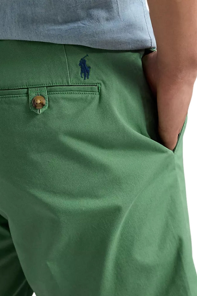 Stretch Straight Fit Chino Short - Seafoam
