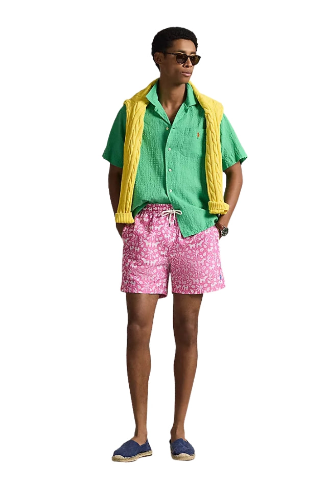 Seersucker Shirt - Plato Green