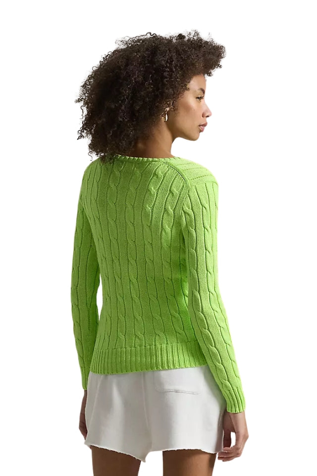 V-Neck Sweater - Bright Leaf