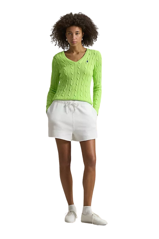 V-Neck Sweater - Bright Leaf