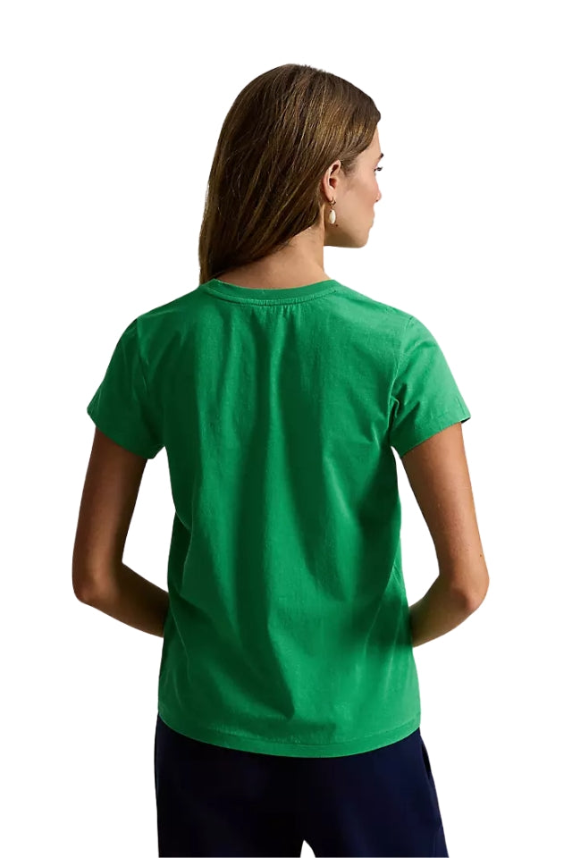 Crewneck Tee - Bright Clover