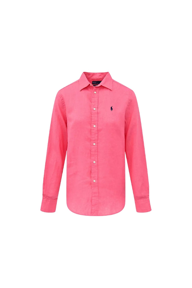 Linen Shirt - Pink