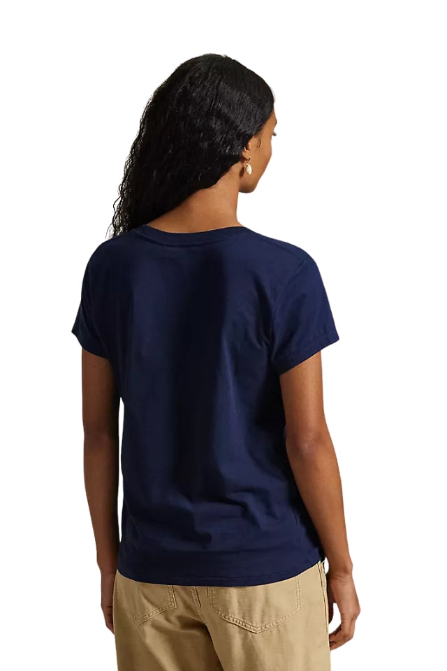 V-Neck Tee - Cruise Navy