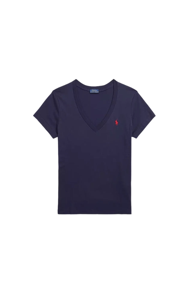V-Neck Tee - Cruise Navy
