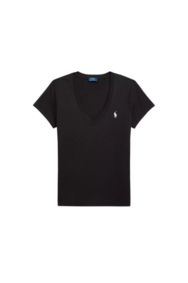 V-Neck Tee - Polo Black