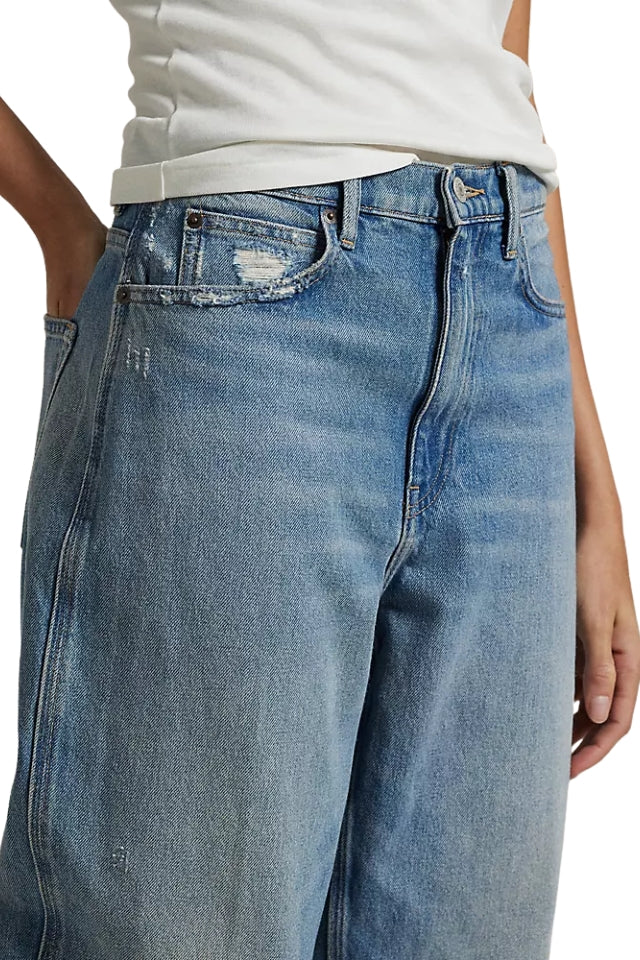 Curved Tapered Jean - Alaiya Wash
