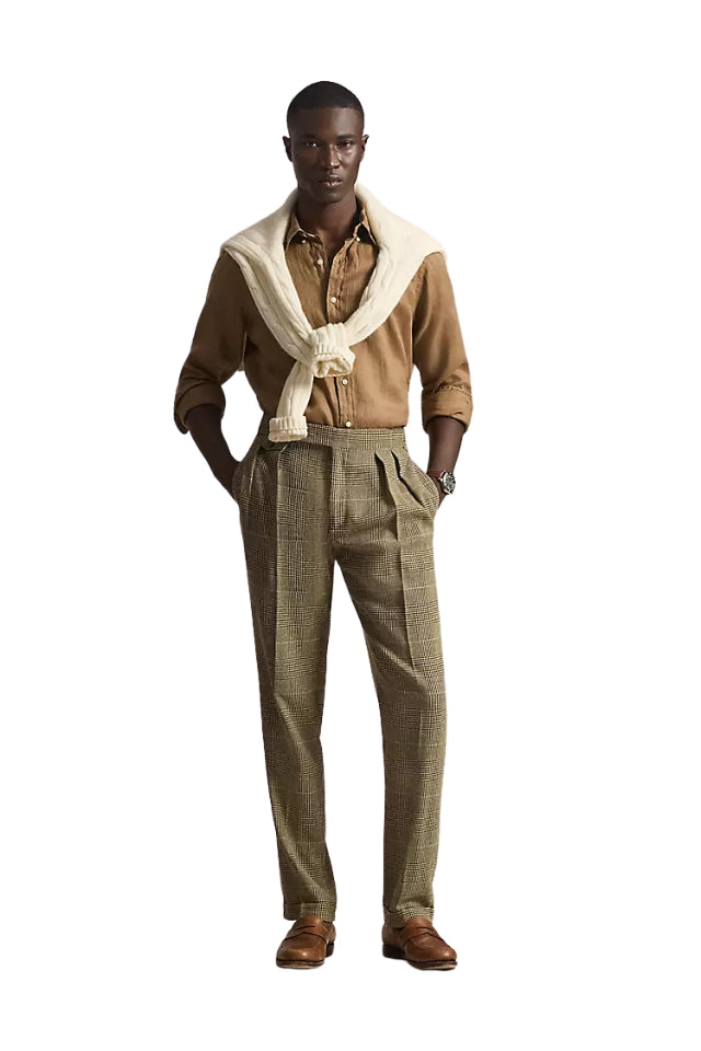 Linen Shirt - Rl Brown