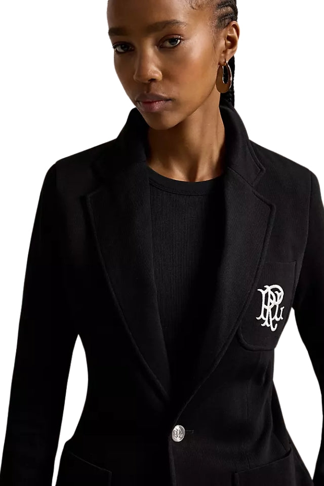 Jacquard Blazer - Polo Black