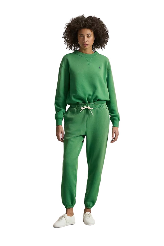 Fleece Crewneck - Bright Clover