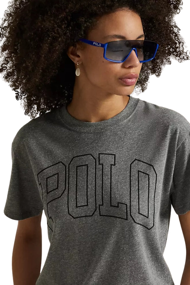 Crewneck Tee - Heather Grey