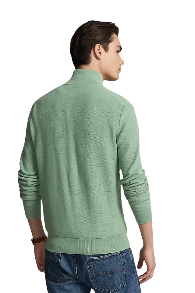 Quarter-Zip Sweater - Pistachio