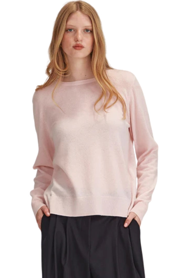 Eleanor Cashmere Sweater - Pale Pink