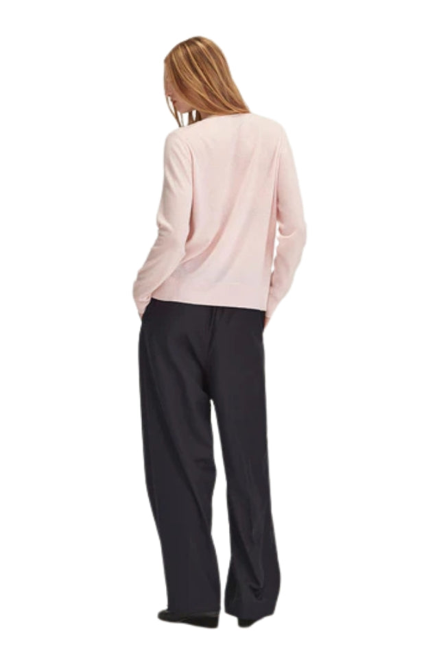 Eleanor Cashmere Sweater - Pale Pink