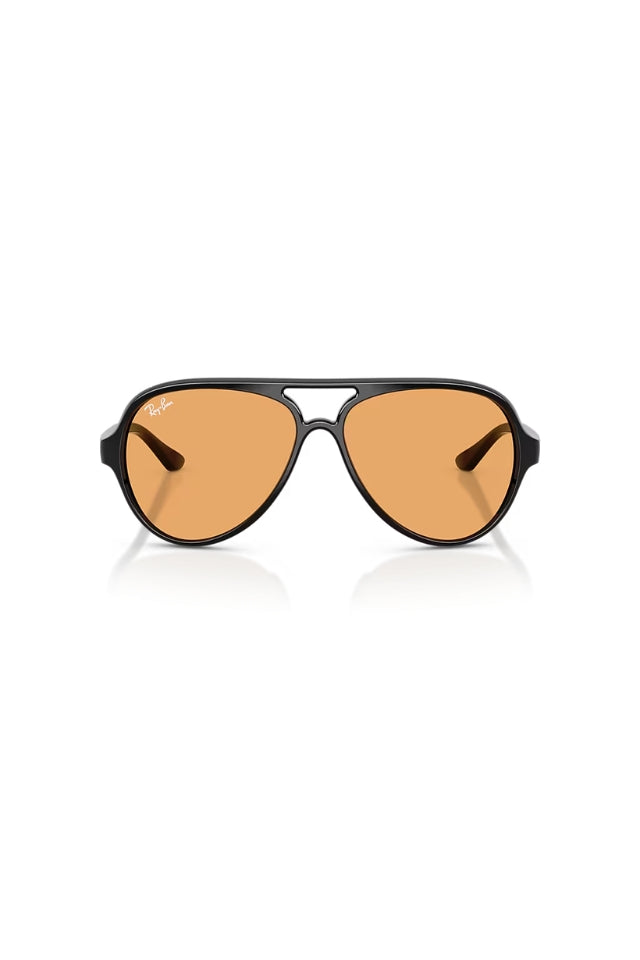 Cats 5000 Sunglasses - Black with Orange