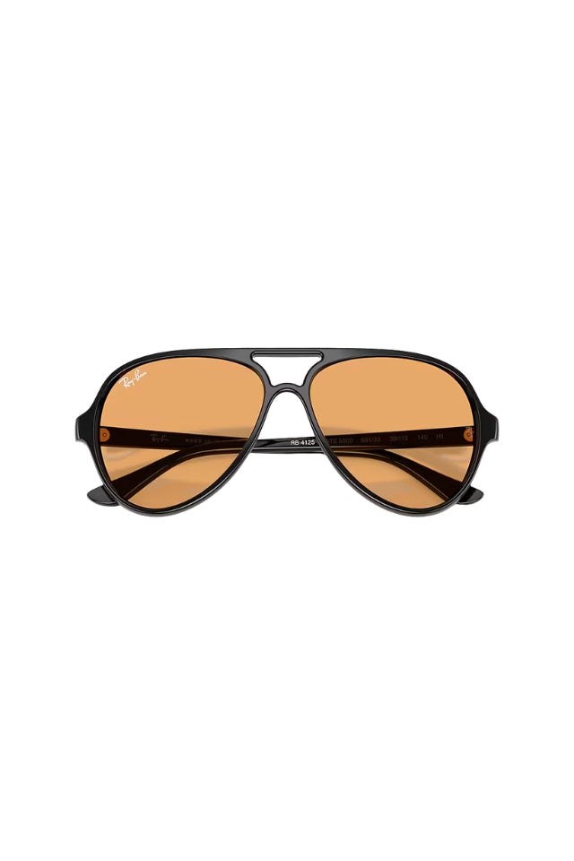 Cats 5000 Sunglasses - Black with Orange