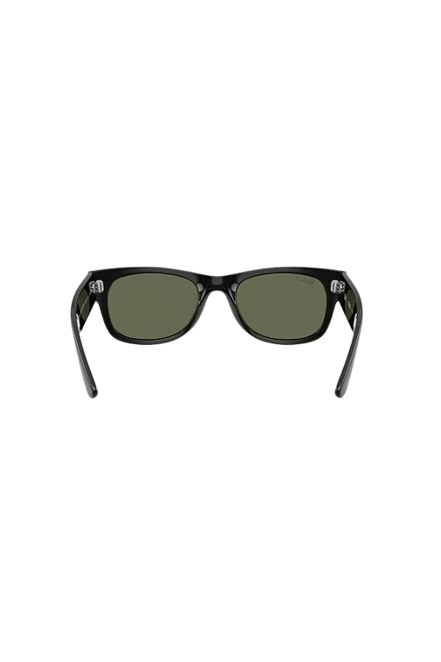 Mega Wayfarer II Sunglasses - Black with Green