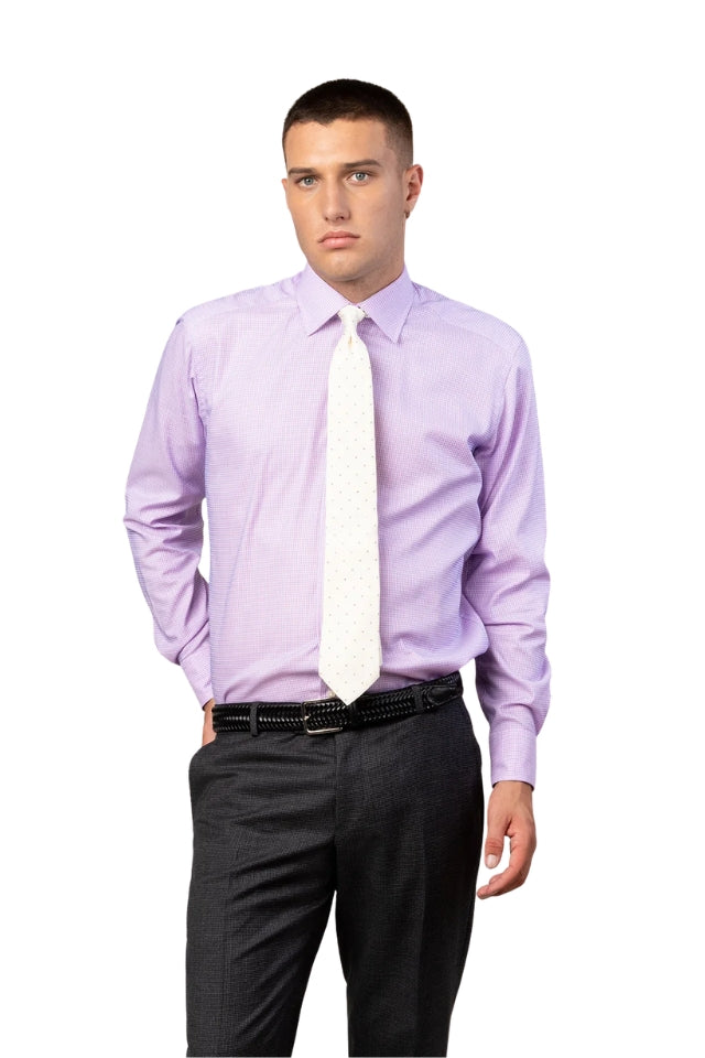London Microdesign Shirt - Pink/Blue