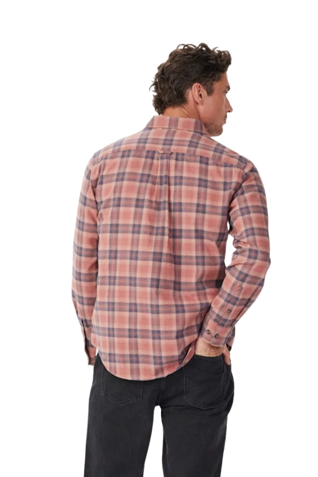 Maclean Check Shirt - Orange