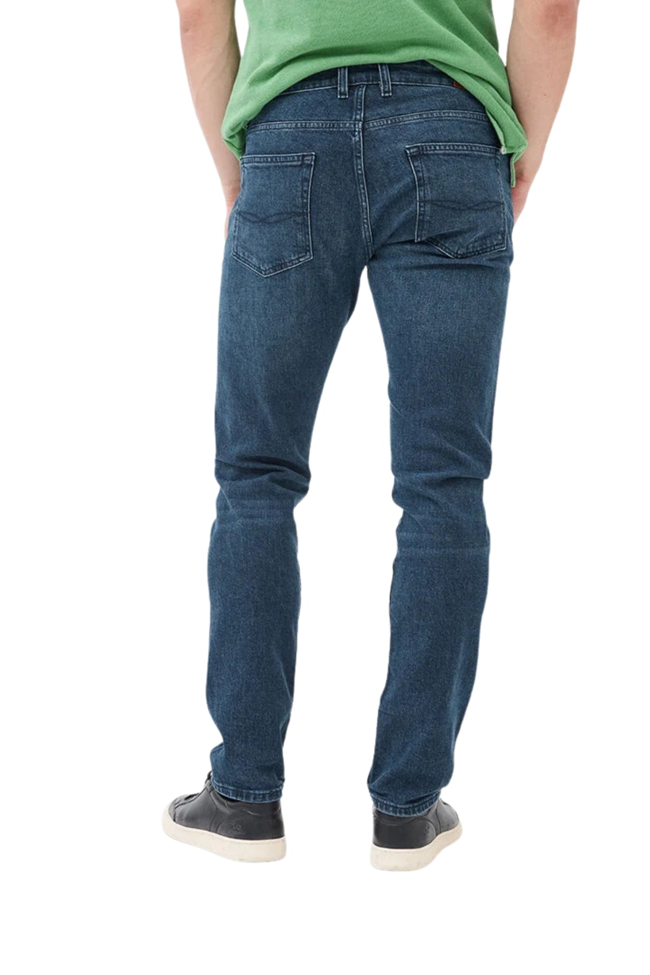 Owaka Straight Italian Denim - True Blue