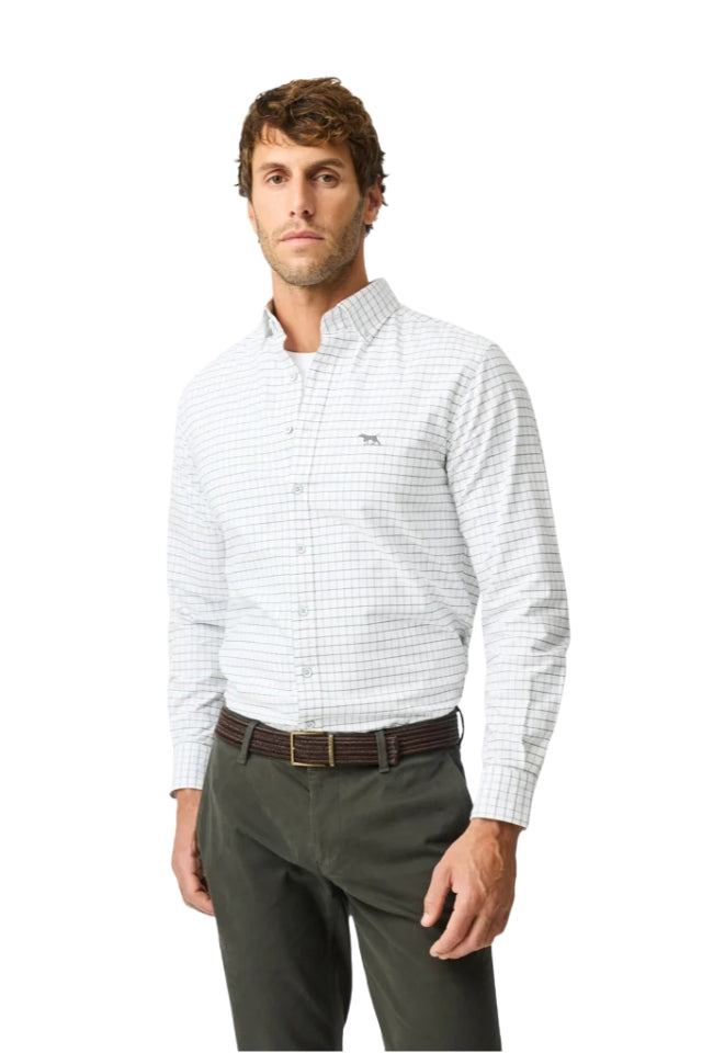Oxford Glenridge Check Shirt - Olive