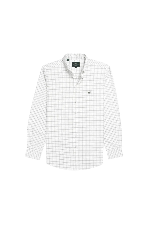 Oxford Glenridge Check Shirt - Olive